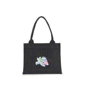 Ganni LARGE EASY SHOPPER POCKET DOG Women's PRINT